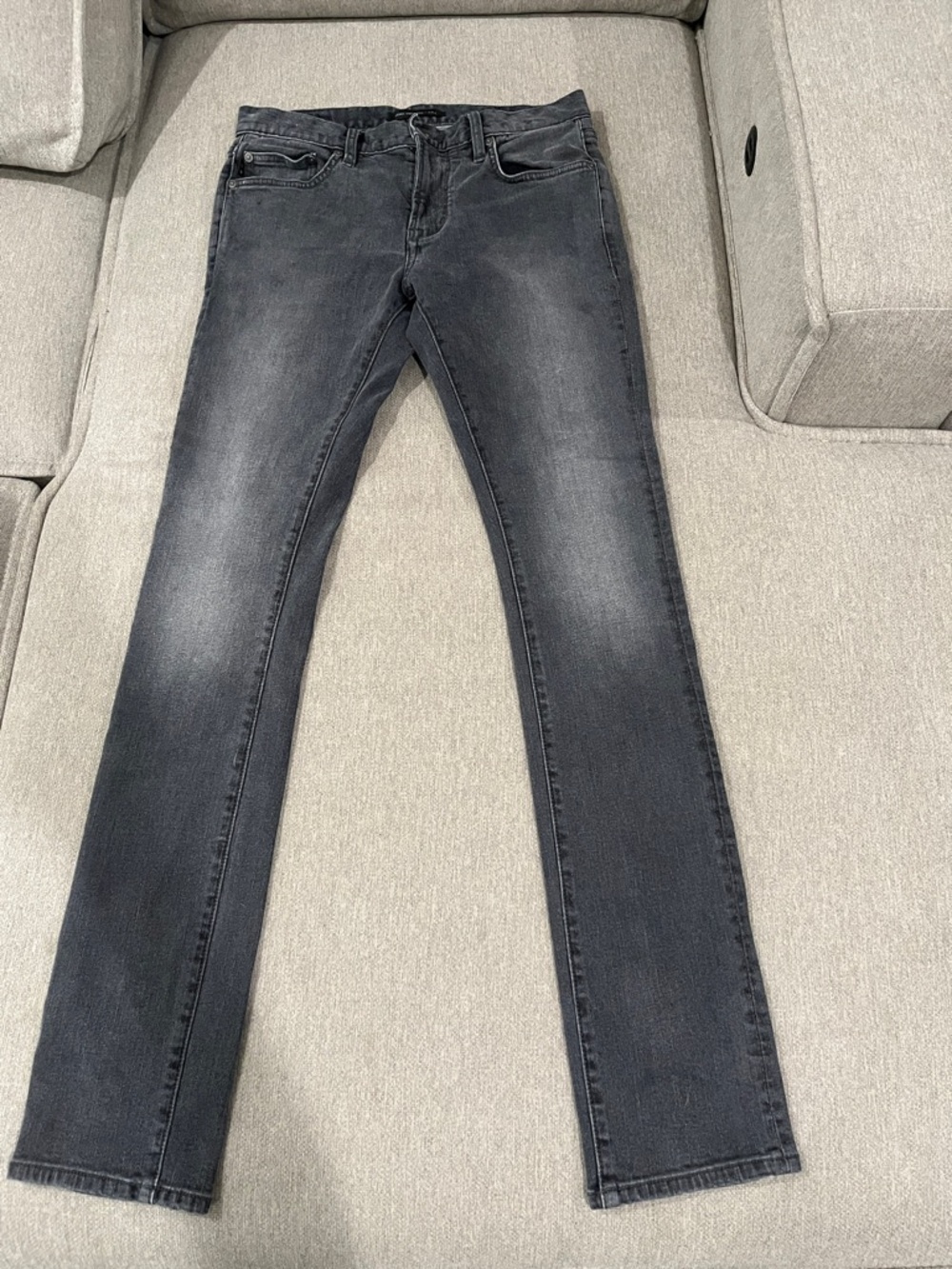 John Varvatos Men’s Wight Skinny Jeans - Washed Black Size 29